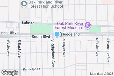 Map image of the property - 106 S Ridgeland Ave