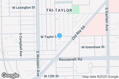 Map image of the property - 2249 W Taylor St