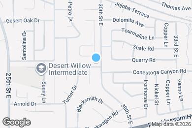 Map image of the property - 2833 E Avenue S12