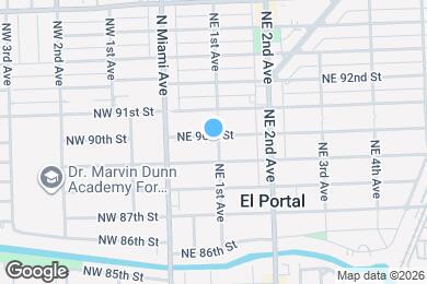 Map image of the property - 92 NE 90th St