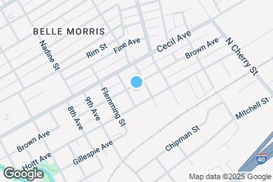 Map image of the property - 2110 Brown Ave