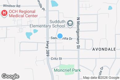 Map image of the property - 329 Santa Anita Dr