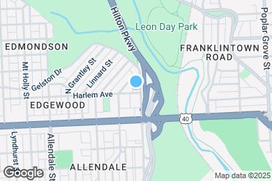 Map image of the property - 700 N Hilton St