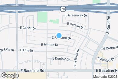 Map image of the property - 401 E Fremont Dr