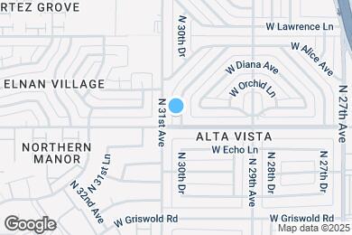 Map image of the property - 8508 N 30th Dr