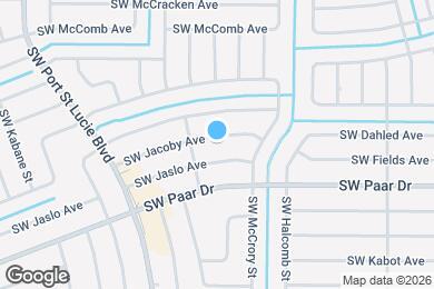 Map image of the property - 652 SW Jacoby Ave