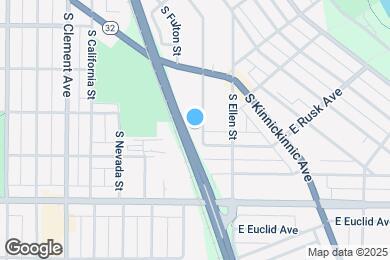 Map image of the property - 2883 S Linebarger Ter