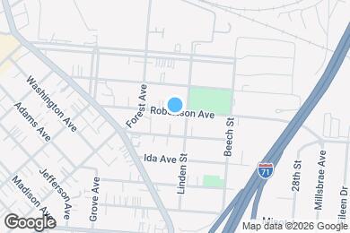Map image of the property - 2429 Robertson Ave
