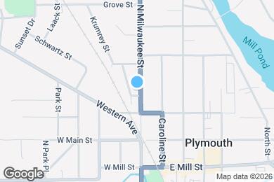 Map image of the property - 328 N Milwaukee St