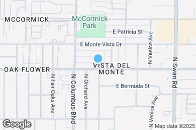 Map image of the property - 4355 E Glenn St