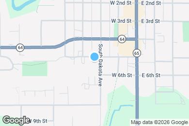 Map image of the property - 322 W 5th St