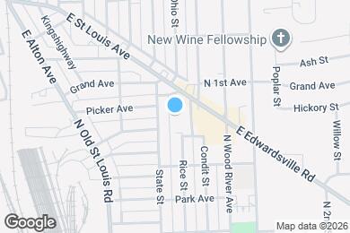 Map image of the property - 892 Haller St