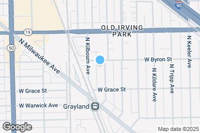 Map image of the property - 3848 N Kenneth Ave