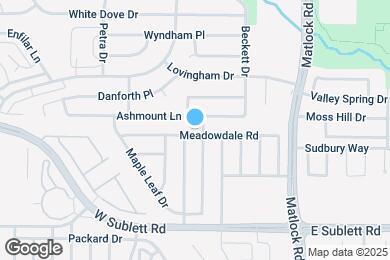 Map image of the property - 821 Meadowdale Rd