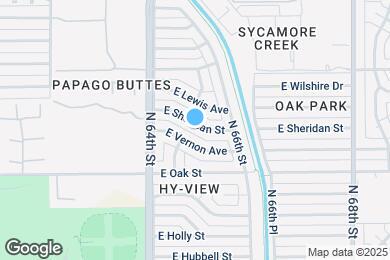 Map image of the property - 6449 E Sheridan St