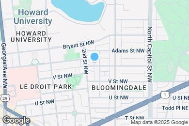 Map image of the property - 129 W St NW