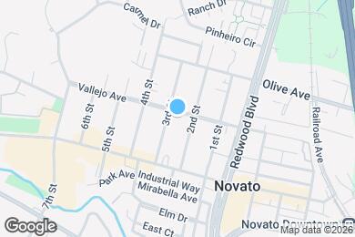 Map image of the property - 1221 Vallejo Apartments