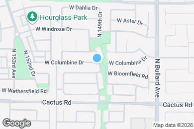 Map image of the property - 14933 W Columbine Dr