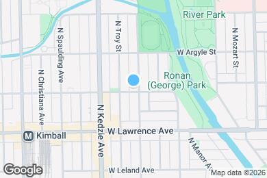 Map image of the property - 3104 W Ainslie St