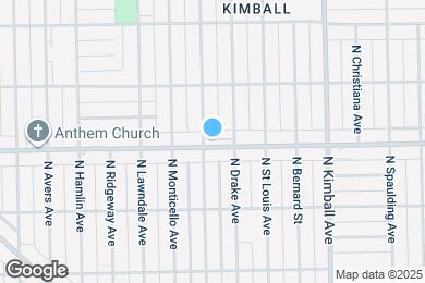 Map image of the property - 3550 W Montrose Ave