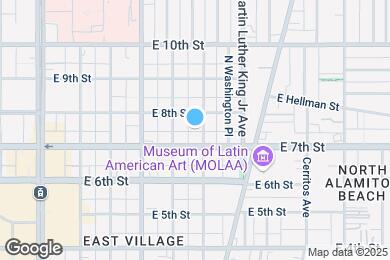 Map image of the property - 727 Olive Ave