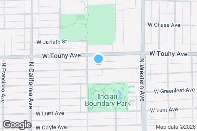 Map image of the property - 2542 W Fitch Ave