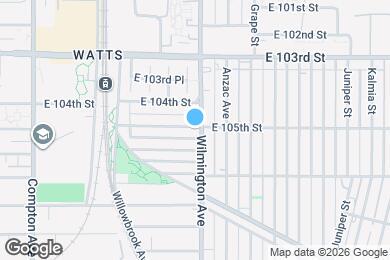 Map image of the property - 10501 Wilmington Ave