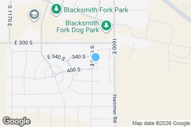 Map image of the property - 376 S 1540 E