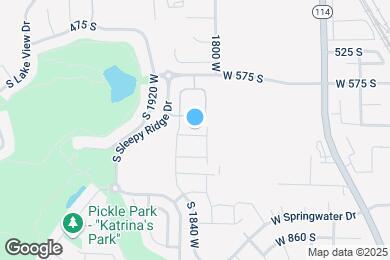 Map image of the property - 1824 W 680 S