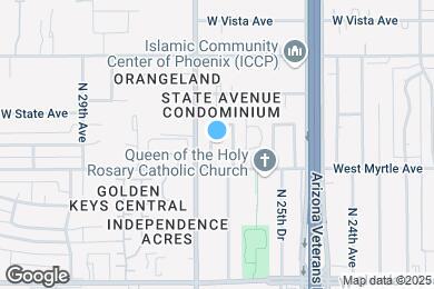 Map image of the property - 7221 N 26th Ln