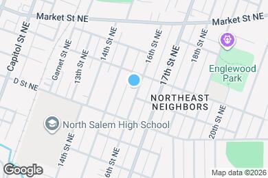 Map image of the property - 1035 1/2 16th St NE