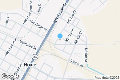 Map image of the property - 208 NE 2nd St