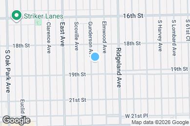 Map image of the property - 1833 Gunderson Ave