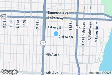 Map image of the property - 707 2nd Ave S