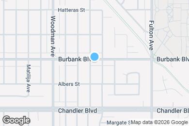 Map image of the property - 13518 Burbank Blvd