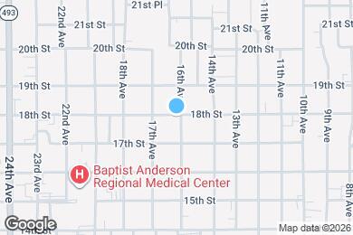 Map image of the property - 1725 16th Ave