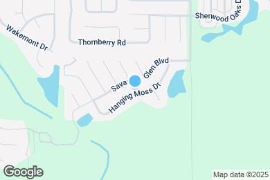 Map image of the property - 4268 Hanging Moss Dr