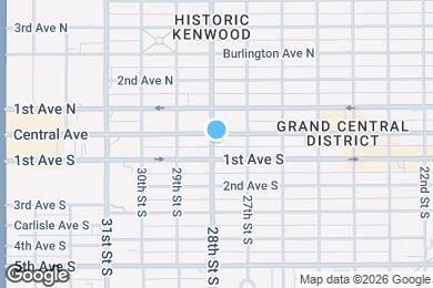 Map image of the property - 2760 Central Ave