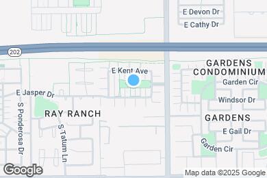 Map image of the property - 3902 E Jasper Dr