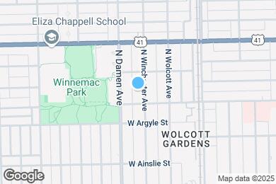 Map image of the property - 5054 N Winchester Ave