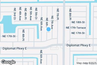 Map image of the property - 1709 NE 6th Pl