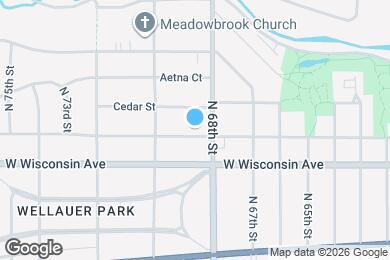 Map image of the property - 6824 W Wells St