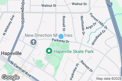 Map image of the property - 525 Parkway Dr