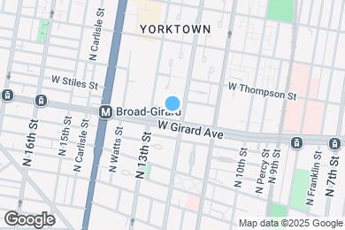 Map image of the property - 1201 W Girard Ave