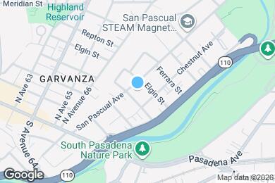 Map image of the property - 412 San Pascual Ave