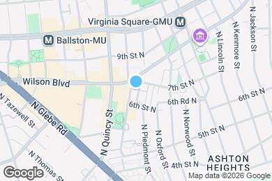 Map image of the property - 702 N Piedmont St