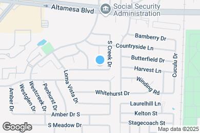 Map image of the property - 6814 S Creek Dr