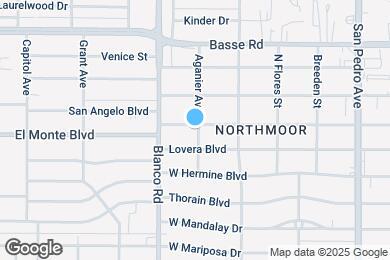 Map image of the property - 702 El Monte Blvd