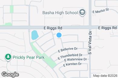 Map image of the property - 6132 S Black Hills Way