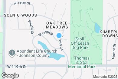 Map image of the property - 12700 W 117th St